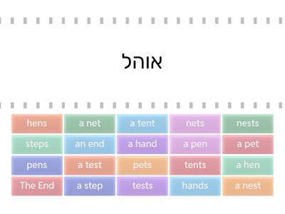 Level 5 English Club יחיד ורבים