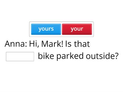 Get Involved A1+. Unit 5 Possessive pronouns