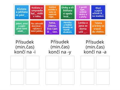 Shoda přísudku a několikanásobný podmět - 5. třída