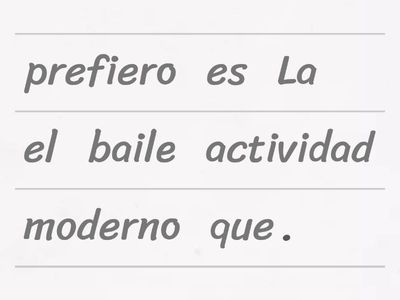 SENTENCE LEVEL - LA VIDA SANA