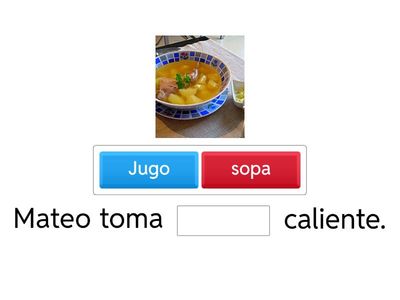 Completa la oración