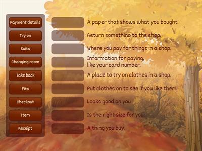 English File pre-intermediate 4B Shopping vocabulary