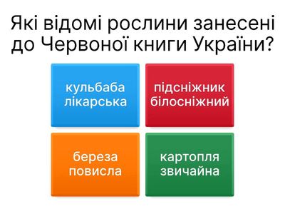 Біологія, суходіл: рослини, гриби