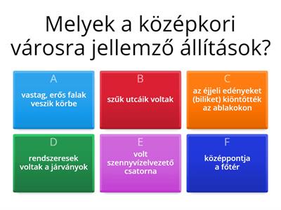 Középkori város-kvíz-5.b