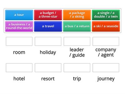 going on holiday compound nouns Unit 3.3