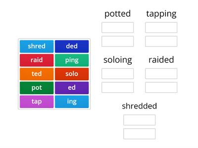 5.3 Match the baseword and suffixes (then discuss meaning & doubling rule) (Public)