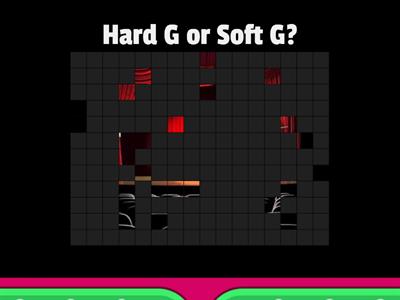 Hard g Soft g Image Quiz