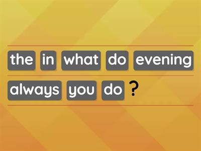 warm-up questions GG2 unit 1