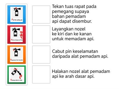 Cara menggunakan Pemadam Api