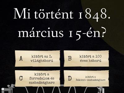 1848. március 15. (10 kérdés) 