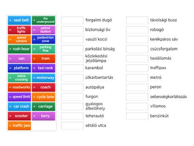  Transport Vocabulary Angol Ze11a English File Intermediate .