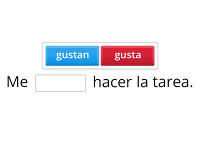 ¿Gusta o Gustan?