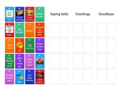 Greetings and Introductions