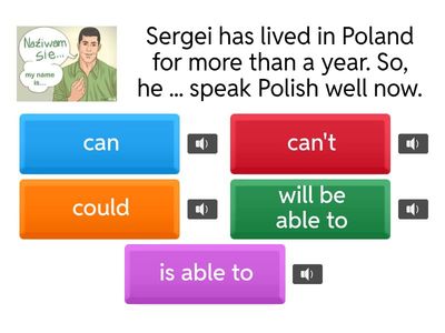 Ef Int U4B  Can / could / will be able to (sound)