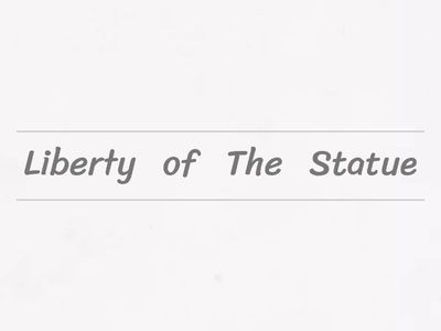 American Symbols Unjumble 