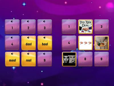 Eal Words Memory Pairs