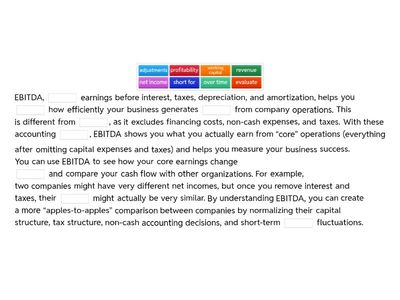 B1 EBITDA What is it and why is it important? 