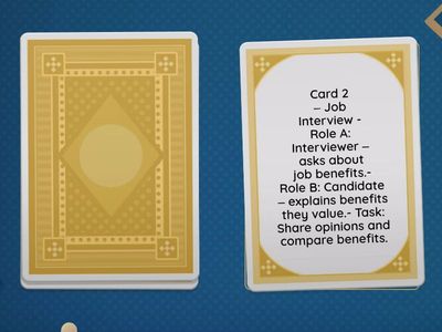 Role Play Cards Unit 9 Voices 4