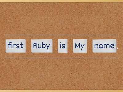 What's your last name?