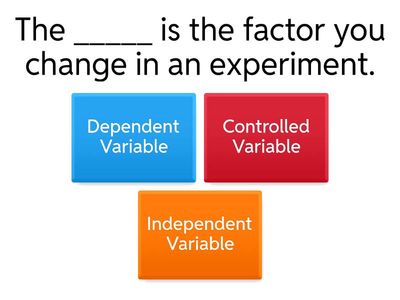 Science Variables - Practice #2 