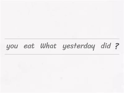 questions present simple with did 