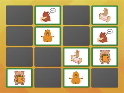 Daily routine - memory game 