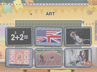 School Subjects - Look Wide 1 - Unit 4 - M - EFL