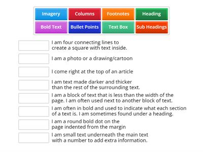 Layout and Text Features