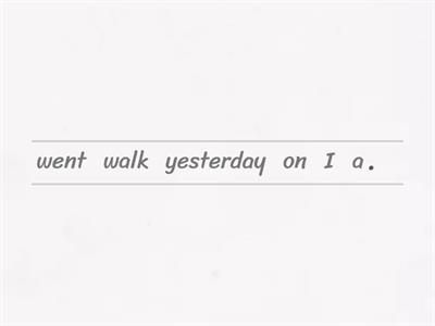 Sentence Structure Game