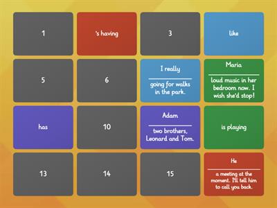 Action and non-action verbs