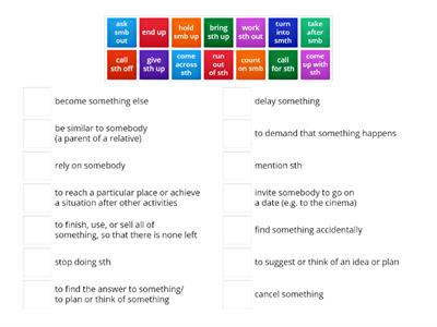 Phrasal Verbs Unit 6