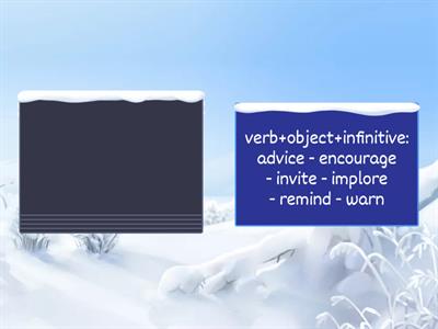 Reporting verbs Advanced green B page 62