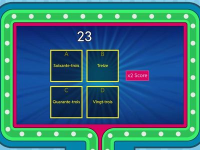 Les nombres entre 0 et 99