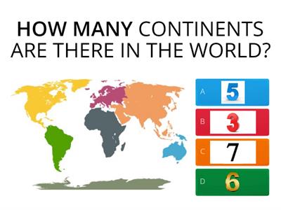 CONTINENTS QUIZ