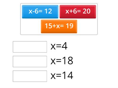 Ecuaciones de 1°grado