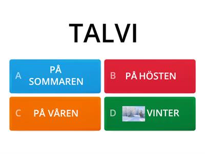 VUOENAJAT ÅRSTIDER test