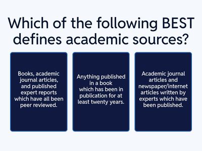 Academic Sources