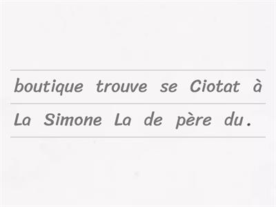 Simone (ordstilling)