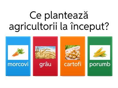 Evaluare la lecția DRUMUL BOBULUI DE GRÂU PÂNĂ SĂ DEVINĂ PÂINE <a href="">Chestionar de evaluare a cunoștințelor la lecț