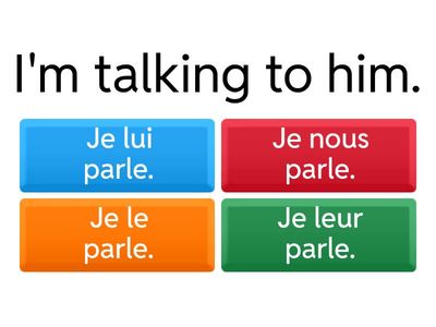 FR3: Direct and Indirect Object Pronouns