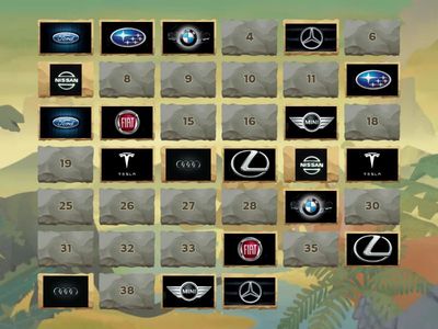 Найди пару, марки машин 2