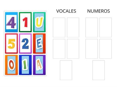 VOCALES Y NUMEROS