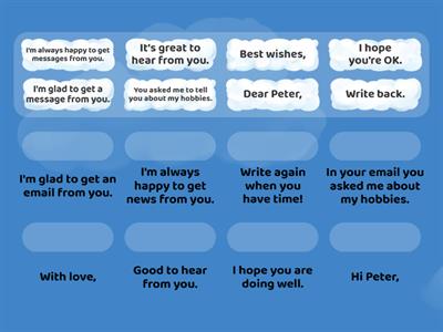 ОГЭ. Клише (email).