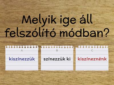 Az -s, -sz, -z, -dz végű igék felszólító módja