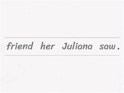 Subject & object pronoun story