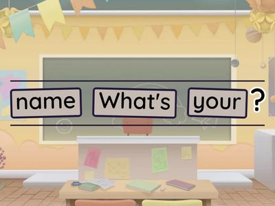 1 unjumble the sentence