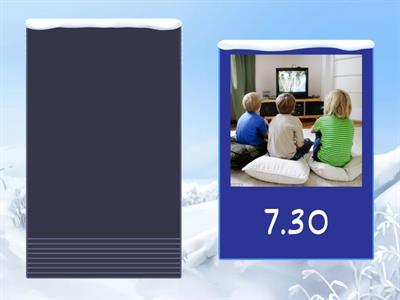 Time and Daily routine