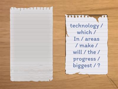 EC I1 M1 1B Future Forms jumbled questions 