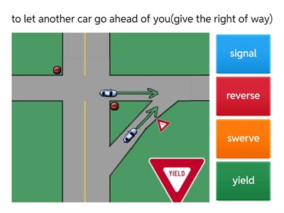 Verbs for Driving: Quiz Format