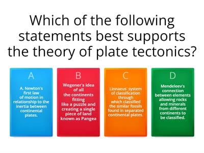 Continental Drift Mini-Quiz